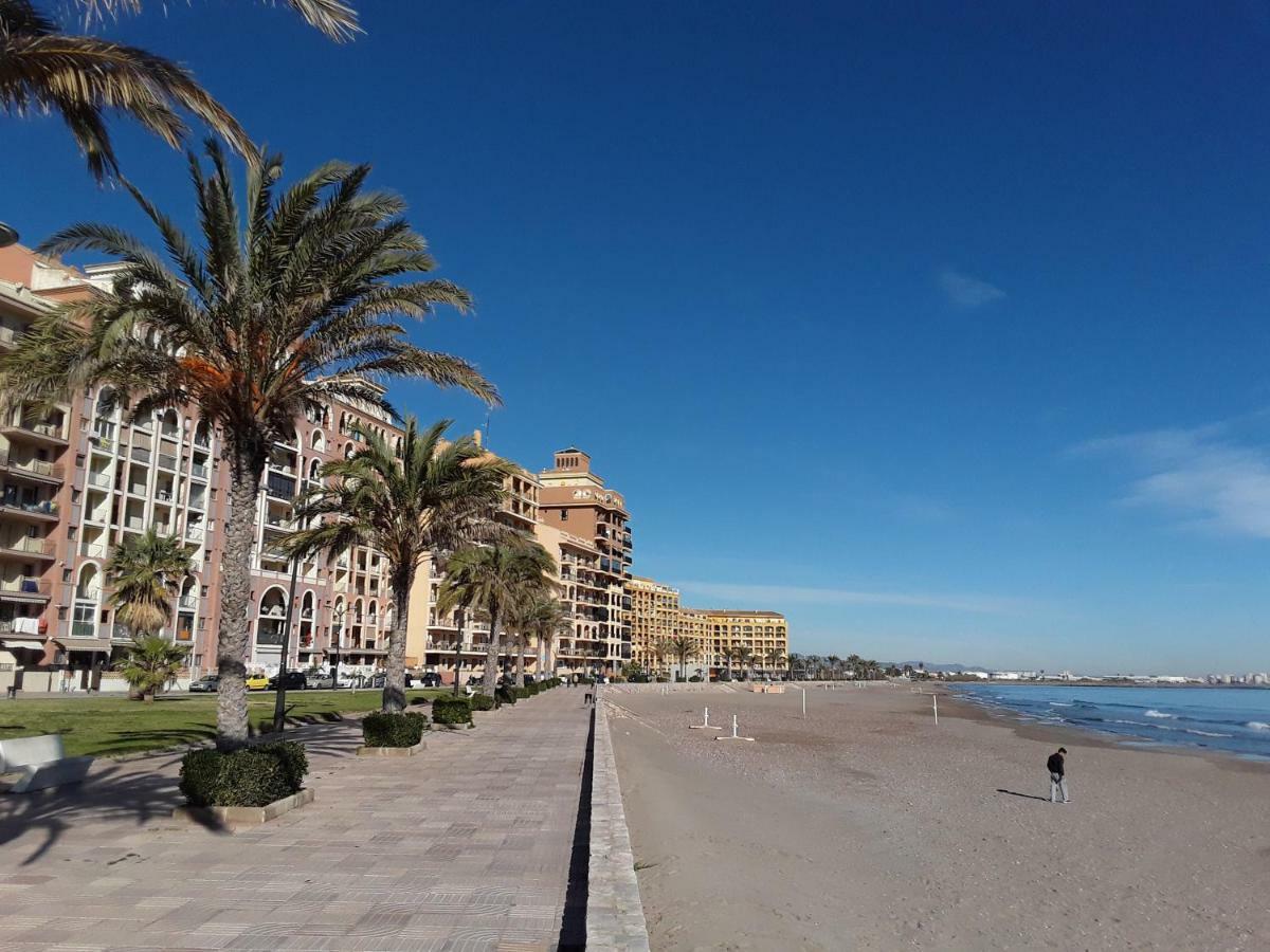 Apartamento 1 Linea Playa Porsa Playa Alboraya Port Saplaya Dış mekan fotoğraf